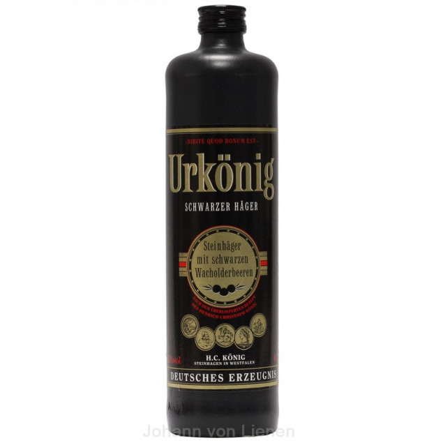 Spirituosen Urkönig Schwarzer Häger 0,7 L 35%