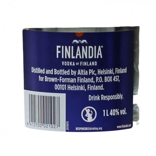 Finlandia Vodka 1 Liter 40% vol