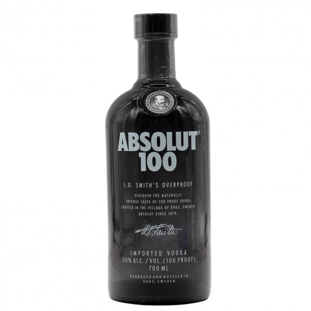 Image of Absolut 100 Black Vodka 0,7l