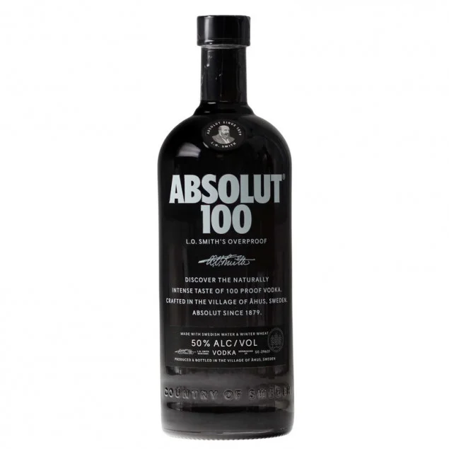 Absolut 100 Vodka 1 L 50% vol