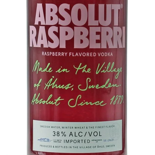Absolut Vodka Raspberri 1 Liter 40% vol