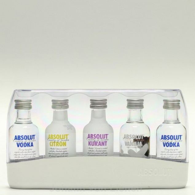 Image of Absolut Vodka Five Pack 5 x 0,05 L 40%