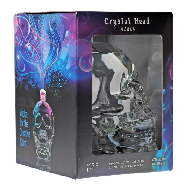 Crystal Head Vodka 1,75 L Großflasche 40% vol