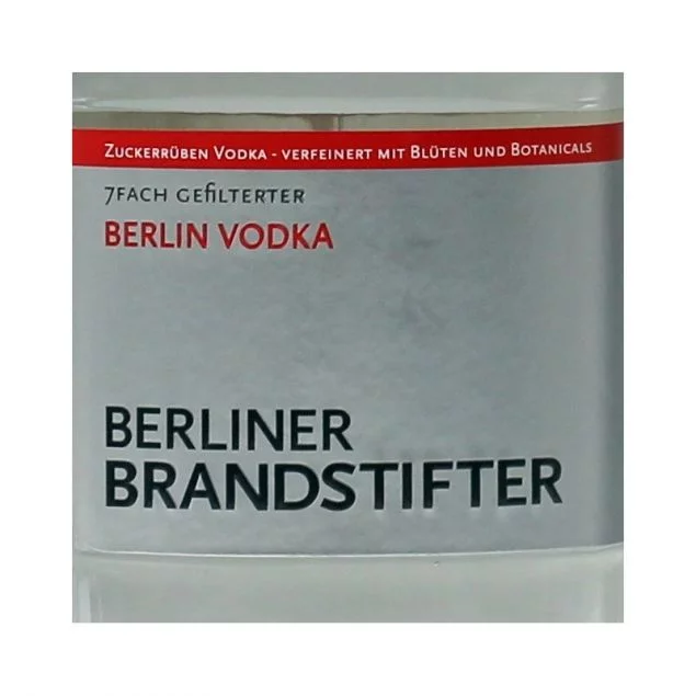 Berliner Brandstifter Berlin Vodka 0,7 L 43,3% vol