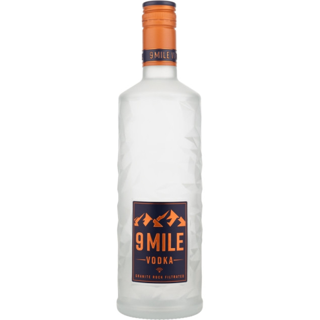 9 Mile Vodka LED beleuchtet 0,7 L 37,5% vol