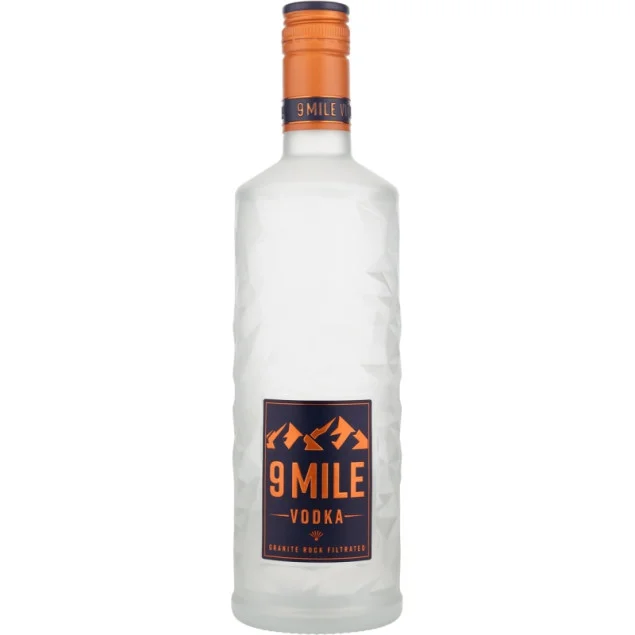 9 Mile Vodka LED beleuchtet 0,7 L 37,5% vol