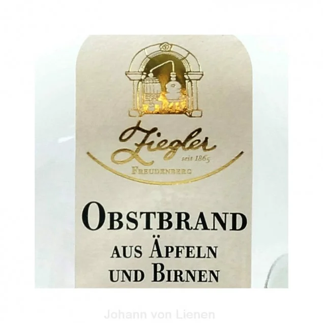 Ziegler Obstbrand Obstler 0,7 L 43%vol