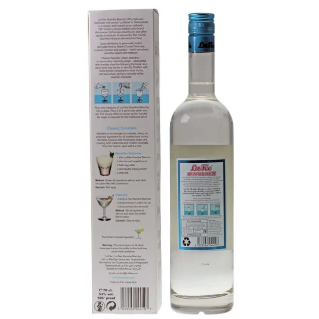 La Fee Absinthe Blanche 0,7 L 53 % vol