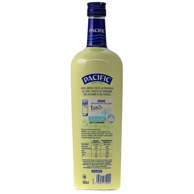 Ricard Pacific Pastis alkoholfrei 1 L 0% vol
