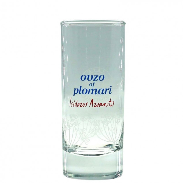 Ouzo Plomari Geschenkset mit Glas 0,7 L 40 % vol