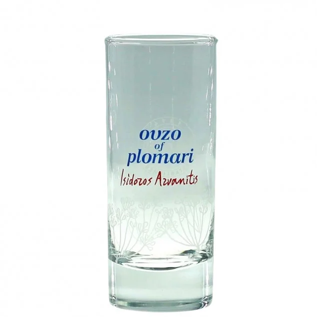 Ouzo Plomari Geschenkset mit Glas 0,7 L 40 % vol