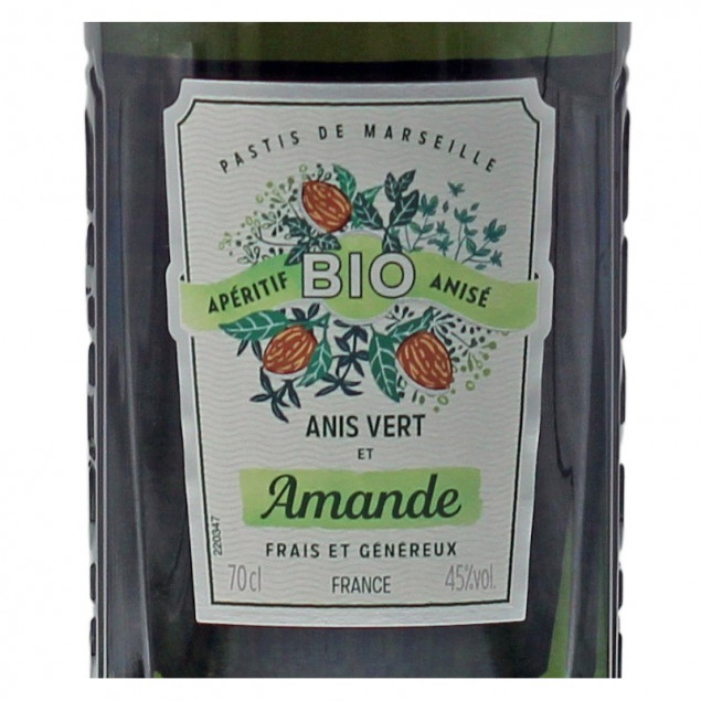 Ricard Anis Vert et Amande BIO 0,7 L 45% vol