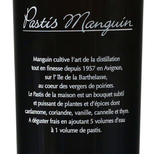 Manguin Pastis 0,7 L 45% vol