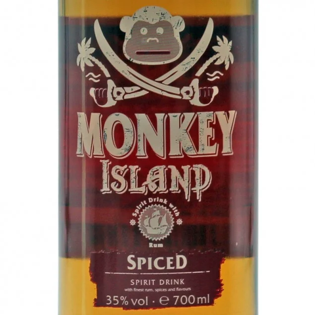 Monkey Island Spiced Rum 0,7 L 35% vol