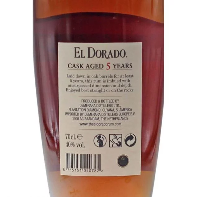 El Dorado Rum 5 Jahre 0,7 L 40% vol