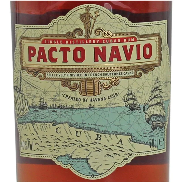 Havana Club Pacto Navio Rum 0,7 L 40% vol