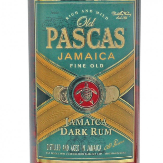 Old Pascas Jamaica Dark Rum 1 L 40% vol