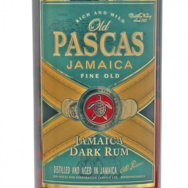 Old Pascas Jamaica Dark Rum 1 L 40% vol