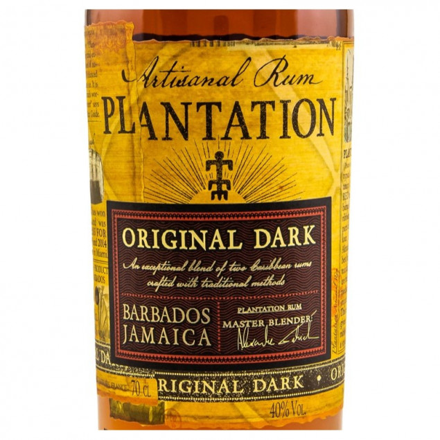 Plantation Original Dark Barbados & Jamaica 0,7 L 40%vol