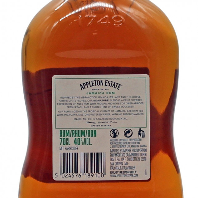 Appleton Estate Signature Blend Jamaica Rum 0,7 L 40% vol