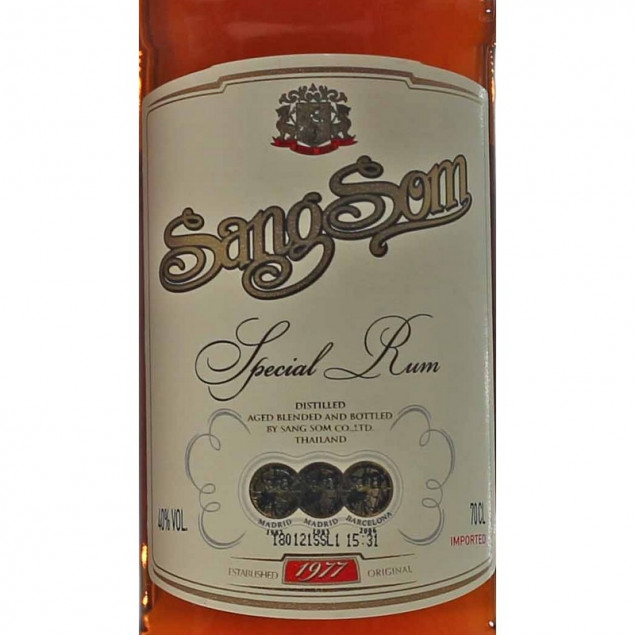 SangSom Special Rum aus Thailand 0,7 L 40 % vol