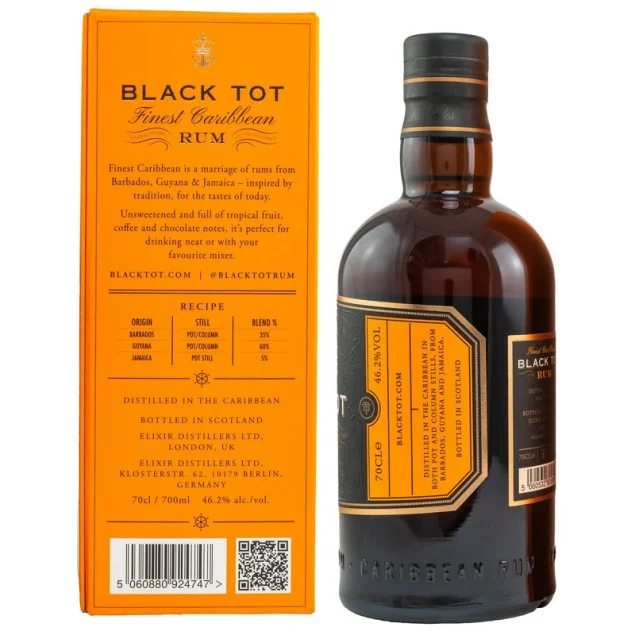 Black Tot Rum 0,7 L 46,2% vol