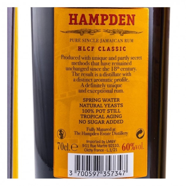 Hampden Estate HLCF Classic 0,7 L 60% vol
