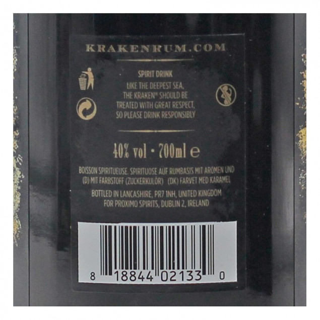 Kraken Black Spiced Unknown Deep 0,7 L 40% vol