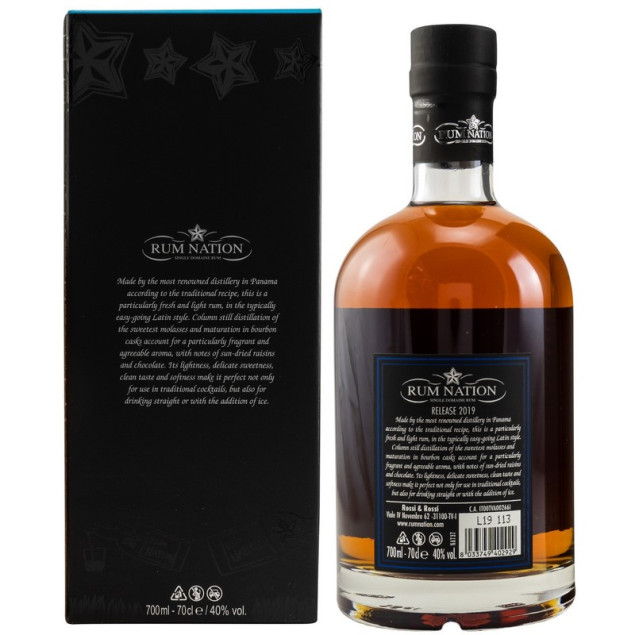 Rum Nation Panama 10 Jahre 0,7 L 40% vol