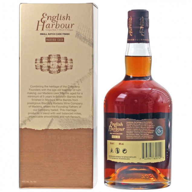 English Harbour Madeira Cask Finish Rum Batch 003 0,7 L 46 % vol