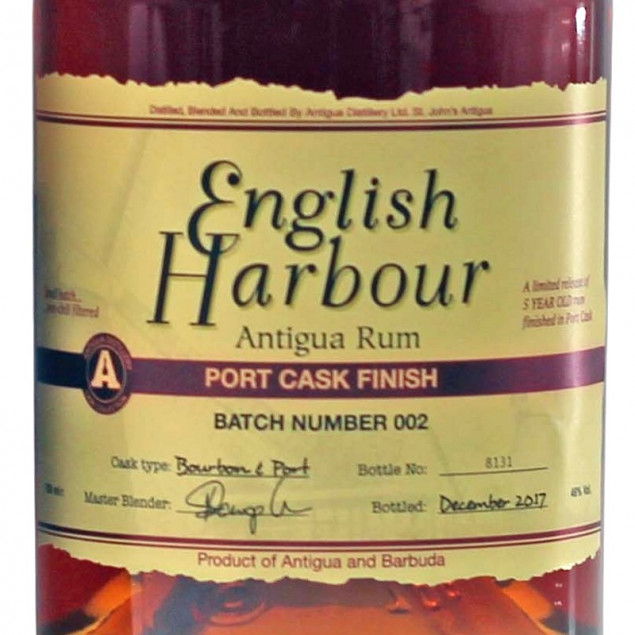 English Harbour Port Cask Finish Rum Batch 002 0,7 L 46% vol