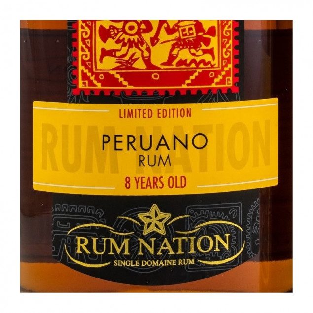 Rum Nation Peruano 8 Jahre 0,7 L 42% vol