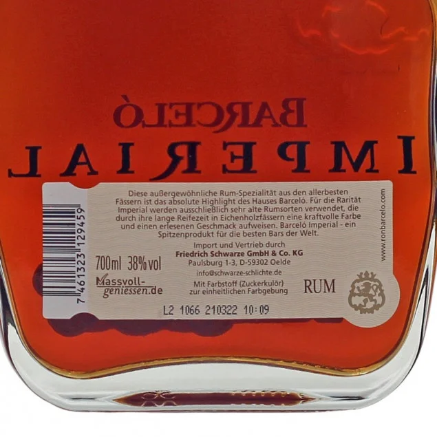 Barcelo Imperial Rum 0,7 L 38% vol