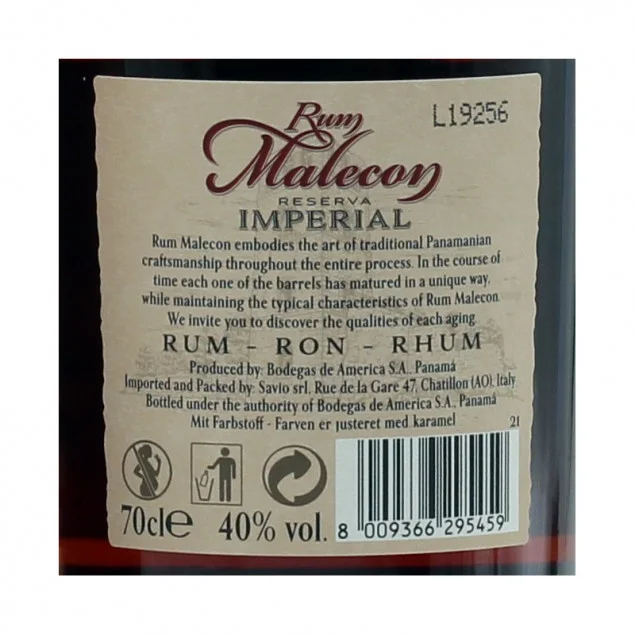 Malecon Reserva Imperial 21 Jahre 0,7 L 40% vol