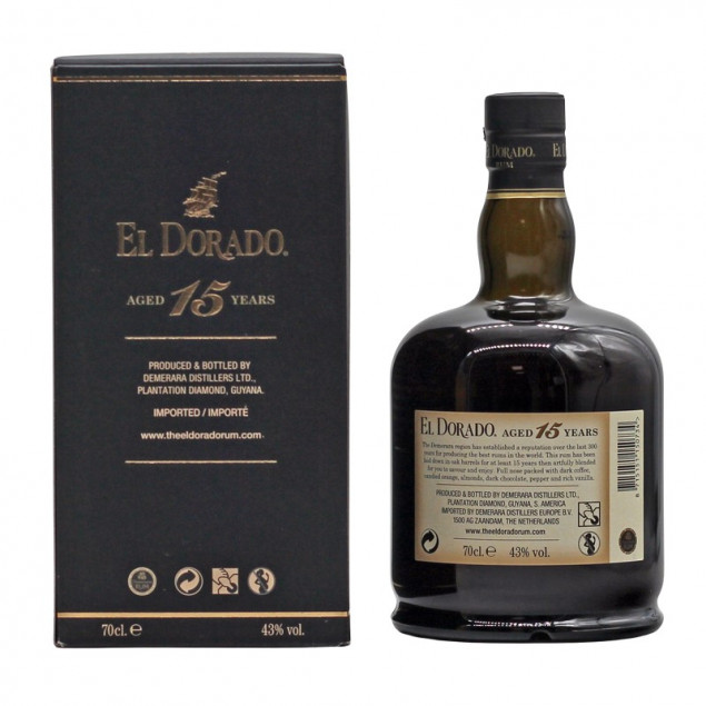 El Dorado 15 Jahre 0,7 L 43%vol