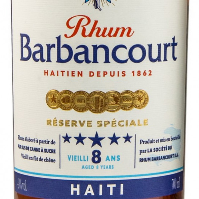 Barbancourt Rhum 8 Jahre 0,7 L 43% vol