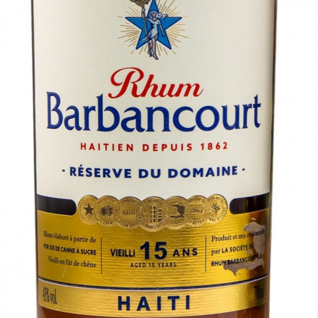 Rhum Barbancourt 15 Jahre Reserve du Domaine 0,7 L 43% vol