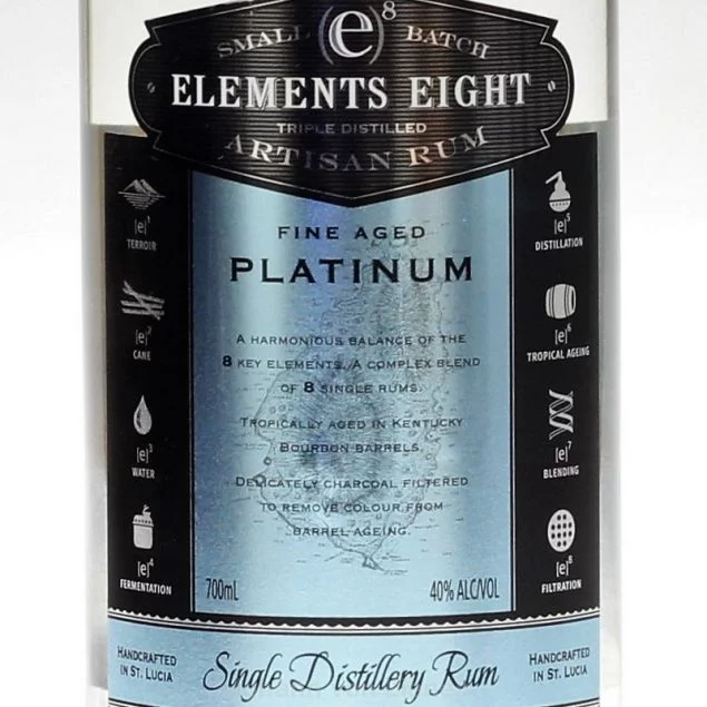 Elements 8 Platinum Dreifach dest. 0,7 L40%vol