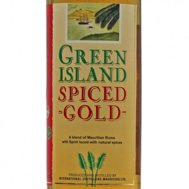 Green Island Spiced Gold Rum 0,7 L 37,5% vol