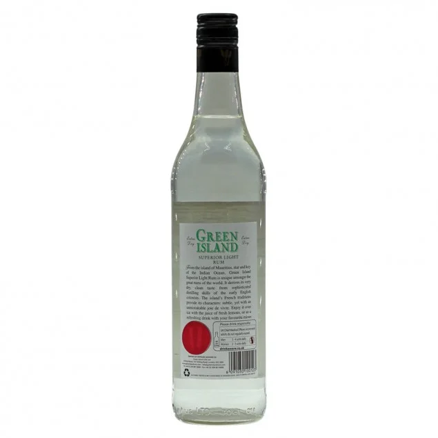 Green Island Superior Light Rum 0,7 L 40% vol