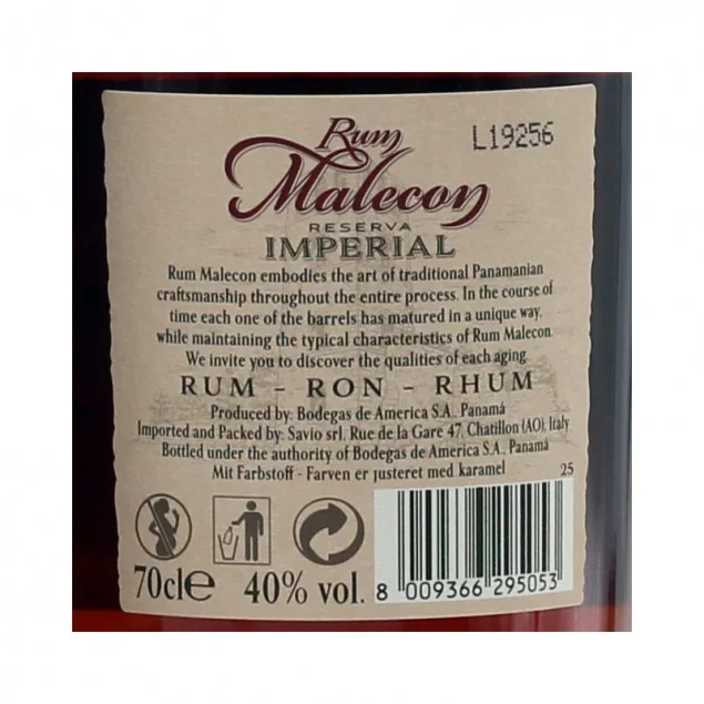 Malecon Reserva Imperial 25 Jahre 0,7 L 40%vol