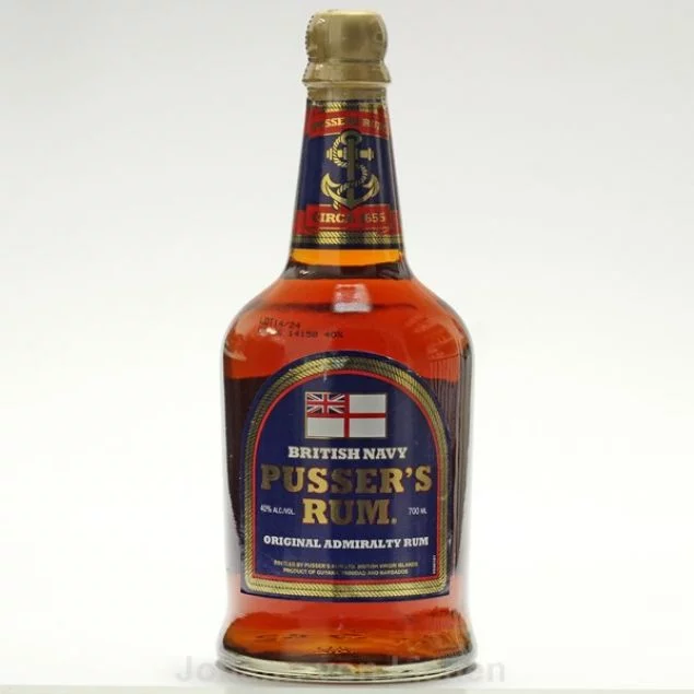 Pussers British Navy Rum Original Admiralty Blue Label 0,7 L 40 % vol