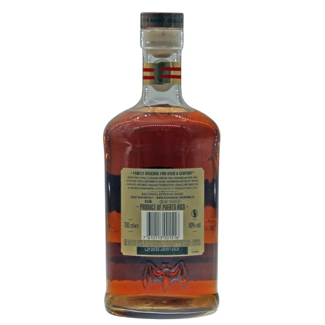 Bacardi Reserva Ocho 8 Jahre Rum 0,7 L 40% vol