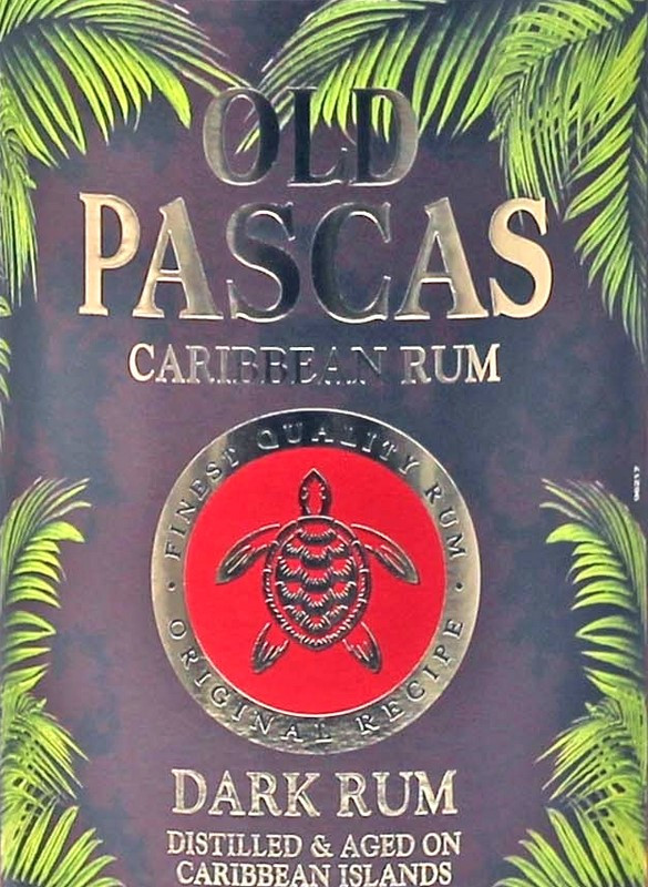 Old Pascas Barbados Dark Rum 1 Liter 37,5% vol