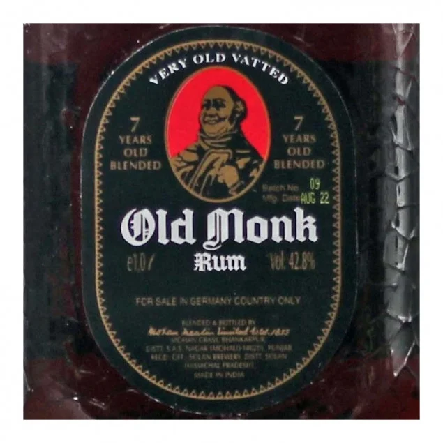 Old Monk Rum 7 Jahre 1 L 42,8 % vol