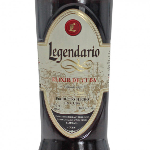 Legendario Elixir de Cuba 0,7 L 34% vol