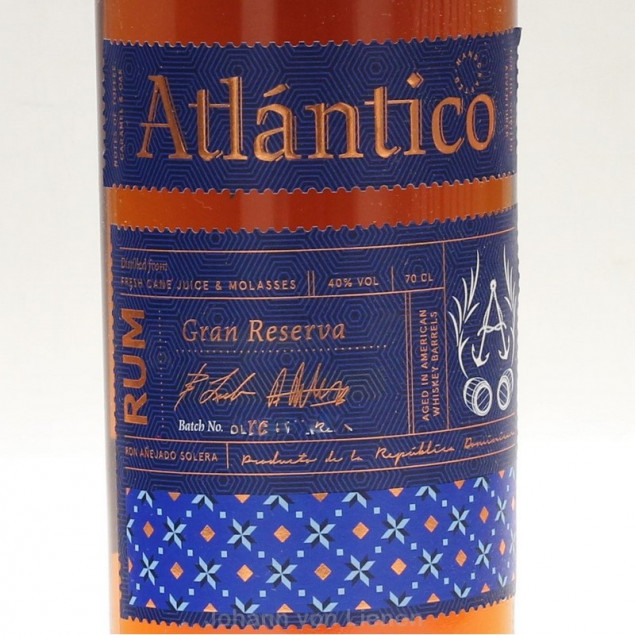Atlantico Rum Gran Reserva 0,7 Ltr 40%vol