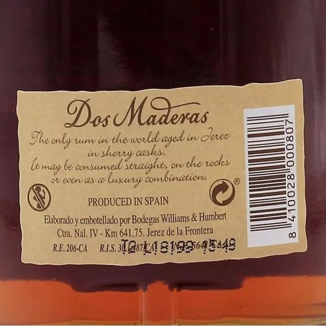 Dos Maderas Añejo 5+3 Jahre Rum 0,7 L 37,5% vol