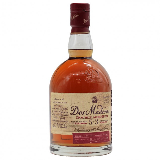 Image of Dos Maderas Añejo 5+3 Jahre Rum 0,7 L 37,5% vol