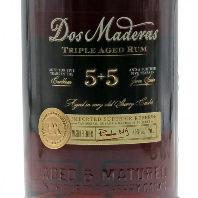 Dos Maderas PX 5+5 Jahre Rum 0,7 L 40% vol